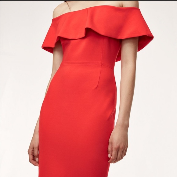 Babaton Ruslan Off Shoulder Midi Dress - Picture 4 of 5